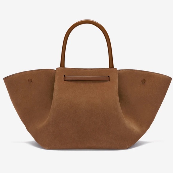 DeMellier London Suede Midi New York Bag with crossbody strap - Picture 4 of 17